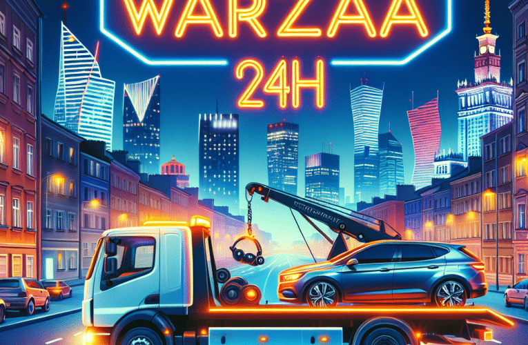 Holowanie Warszawa 24h – Co warto wiedzieć gdy potrzebujesz pomocy drogowej w stolicy o każdej porze?