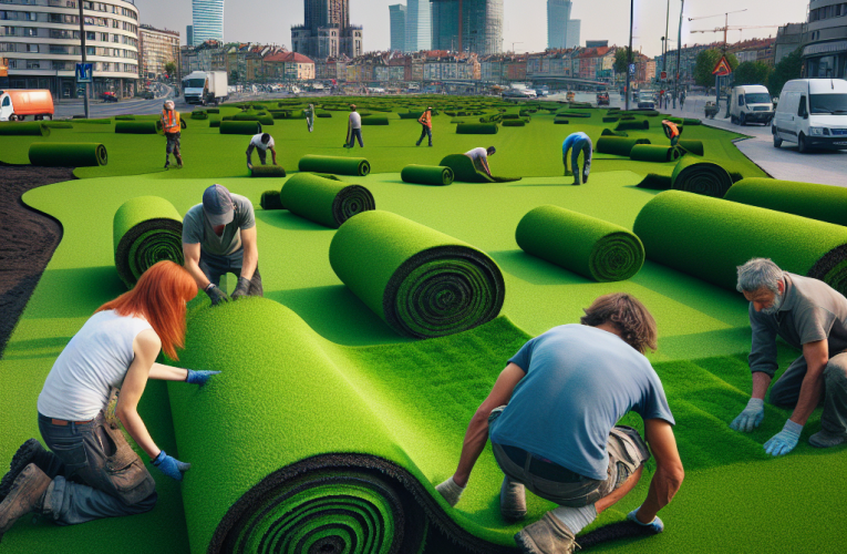 Trawa rolowana Warszawa – jak wybrać i pielęgnować zielony dywan w mieście?