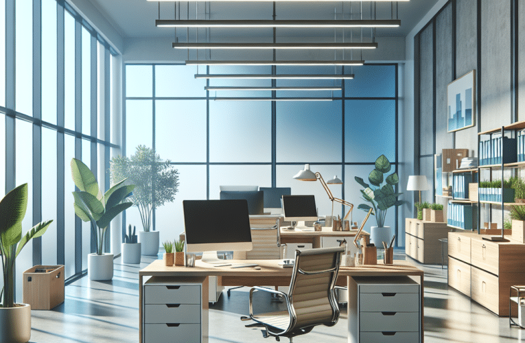Oświetlenie do biura idealne dla Twojej przestrzeni pracy – praktyczne porady i trendy