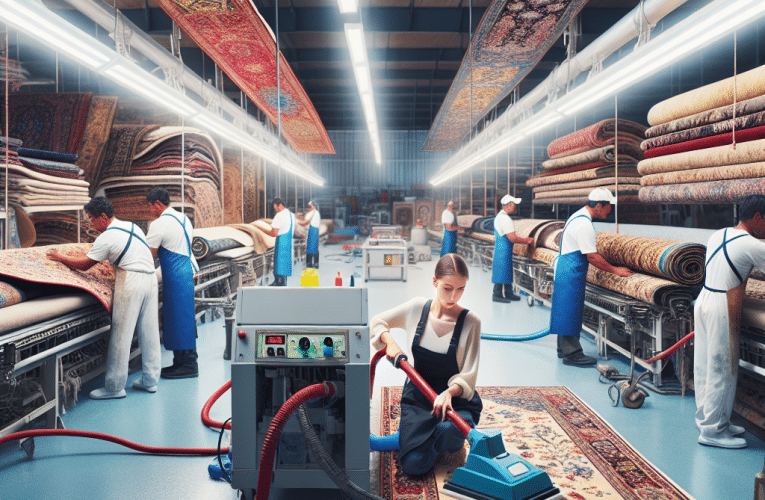 Pralnie dywanów firmy – jak wybrać najlepszą usługę dla swojego biznesu?
