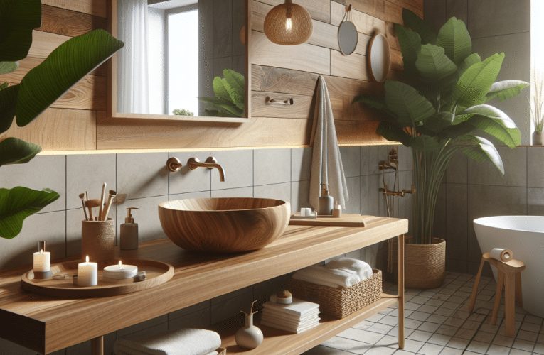 Blat do łazienki: Jak wybrać idealny materiał i styl dla Twojego wnętrza?