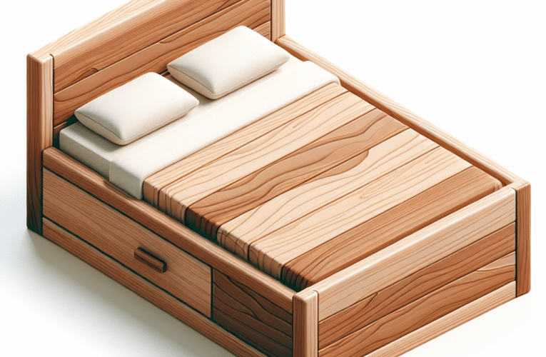 Drewniane łóżka bez pojemnika – jak wybrać idealne dla swojej sypialni?