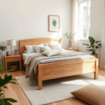 łóżko bukowe 160x200