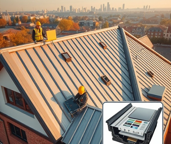 Jak wybrać blachy modułowe w Warszawie do dachu 120 m² i spadku 12°?