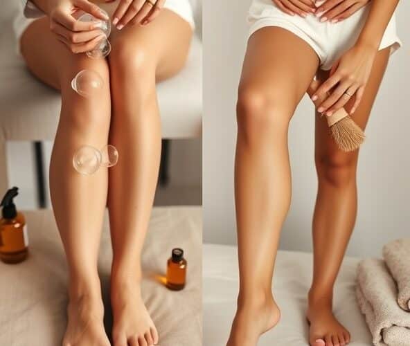 Bańka czy szczotkowanie – co szybciej zmniejszy cellulit na nogach?