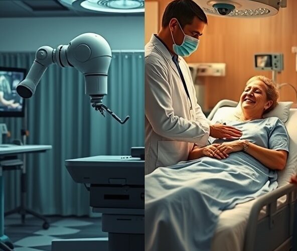 Czy Da Vinci robotyka po histerektomii zmniejsza ból vs laparoskopia?