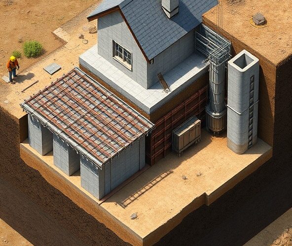 Jakie pręty stalowe wybrać do fundamentu domu na słabym gruncie?