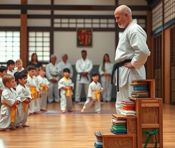 Jak ustalić progi awansu na stopnie w karate tradycyjnym dla dzieci?