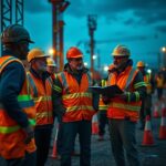 ubrania robocze z odblaskami