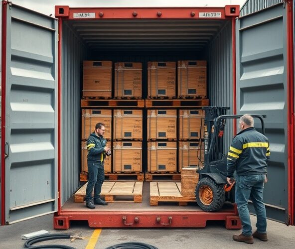 Czy wynajem kontenerów magazynowych Zielonej Góry zmieści 10 palet?