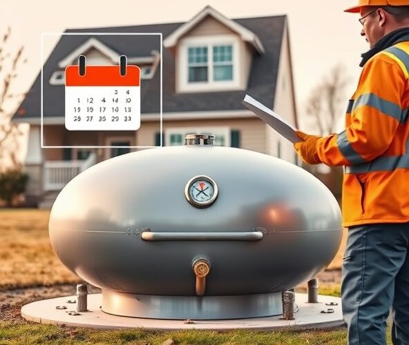 Jak obliczyć częstotliwość napełniania przydomowego zbiornika na gaz?