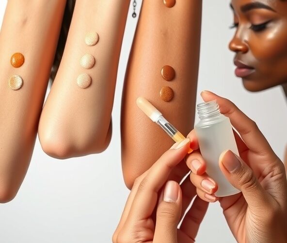 Jak dopasować odcienie, by zmniejszyć zwroty rozświetlacza w płynie do twarzy?