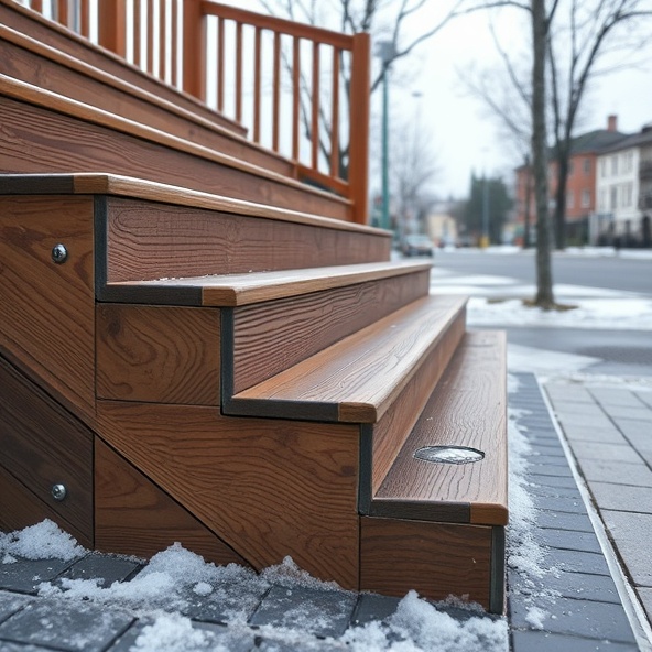 schody zewnętrzne drewniane warszawa