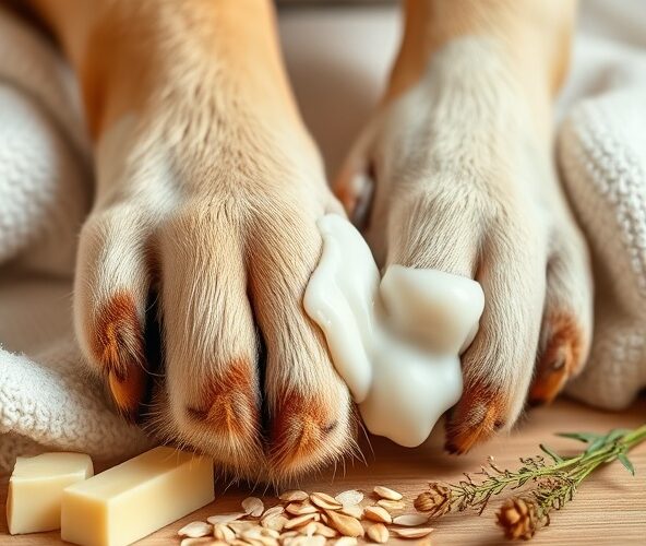 Jak wybrać krem do łap dla psa z suchymi poduszkami?