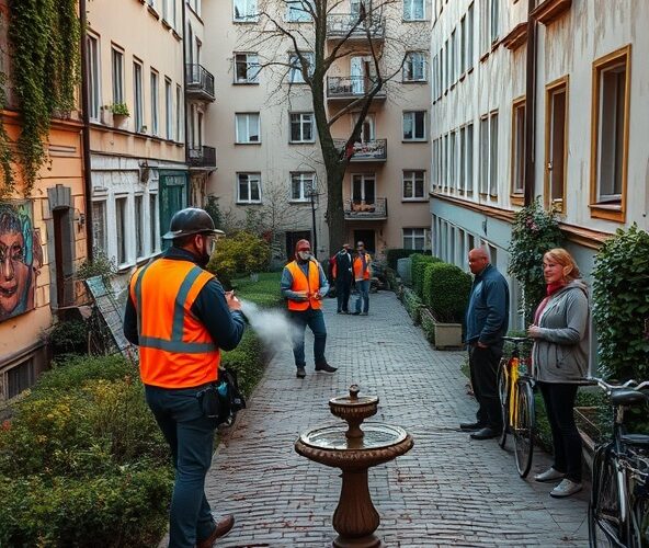 Jak zaplanować odkomarzanie podwórek na Pradze Północ?